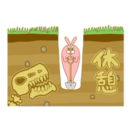 Medium mammal pink14 sticker #14340863