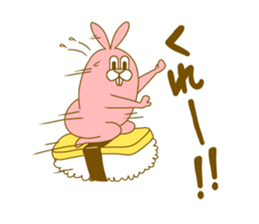 Medium mammal pink14 sticker #14340864