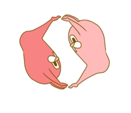 Medium mammal pink14 sticker #14340877