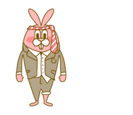 Medium mammal pink14 sticker #14340878