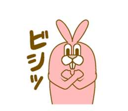 Medium mammal pink14 sticker #14340884