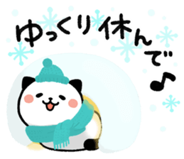 Kitty Panda New Year sticker sticker #14341576