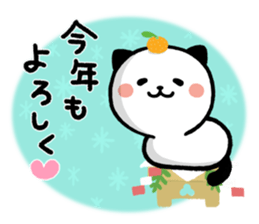 Kitty Panda New Year sticker sticker #14341580
