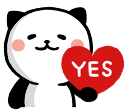 Kitty Panda New Year sticker sticker #14341587