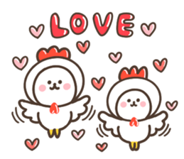 little little rabbit 3 sticker #14341726