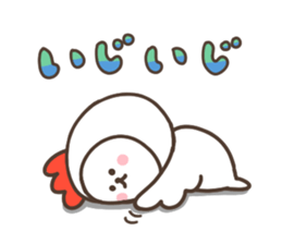 little little rabbit 3 sticker #14341731