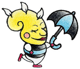 cute yellow creature1Chinese(Traditional sticker #14342306