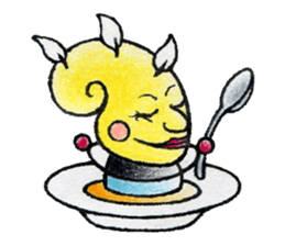 cute yellow creature1Chinese(Traditional sticker #14342330