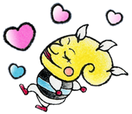 cute yellow creature1Chinese(Traditional sticker #14342336