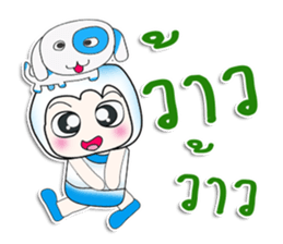 ..Mr. Saji.. Love dog.. sticker #14342455