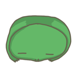 The frog on the lotus leaf sticker #14342963