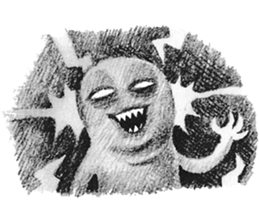 Eerie nightmare sticker #14342997