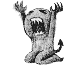 Eerie nightmare sticker #14343004