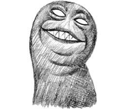 Eerie nightmare sticker #14343006