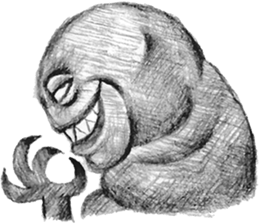 Eerie nightmare sticker #14343013