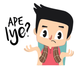 Alang Backpacker Nusantara sticker #14343048