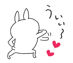 The rabbit which can be used moderately sticker #14343538