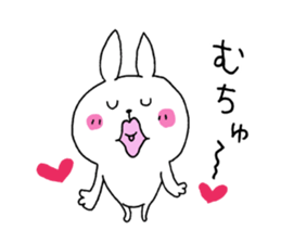 The rabbit which can be used moderately sticker #14343545