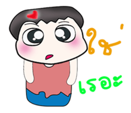 Hello my name is Takada....^^ sticker #14343607