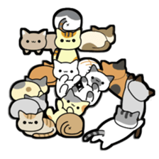 NEKOMOJI1 sticker #14343670