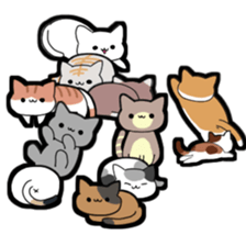 NEKOMOJI1 sticker #14343671