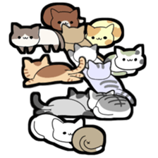 NEKOMOJI1 sticker #14343675