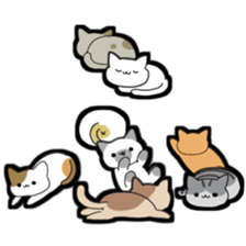 NEKOMOJI1 sticker #14343699