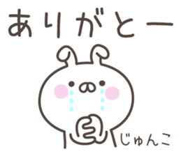 JUNKO's basic pack,cute rabbit sticker #14343920