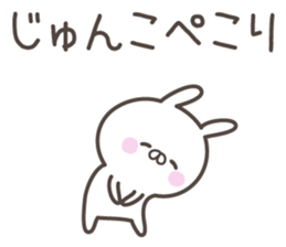 JUNKO's basic pack,cute rabbit sticker #14343921
