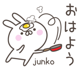 JUNKO's basic pack,cute rabbit sticker #14343922