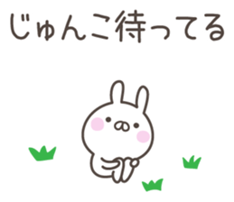 JUNKO's basic pack,cute rabbit sticker #14343936