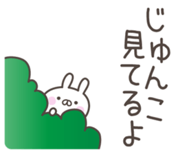 JUNKO's basic pack,cute rabbit sticker #14343937