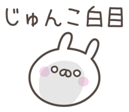 JUNKO's basic pack,cute rabbit sticker #14343952