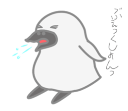 Sick bird sticker #14344524