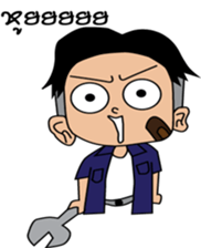 Mr.Joy Mechanic Man sticker #14344696