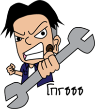 Mr.Joy Mechanic Man sticker #14344713