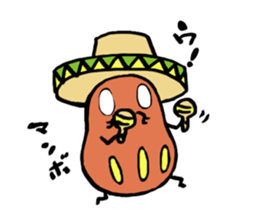 daruma doll "DAIKICHI"2 sticker #14345326