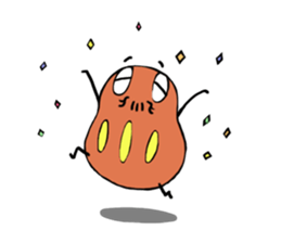 daruma doll "DAIKICHI"2 sticker #14345332