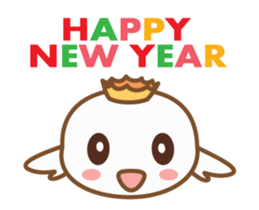 smile ruru07 dancing!happy new year(^o^) sticker #14346732