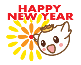 smile ruru07 dancing!happy new year(^o^) sticker #14346736