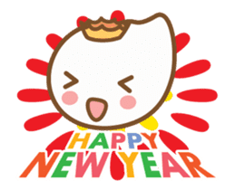 smile ruru07 dancing!happy new year(^o^) sticker #14346746