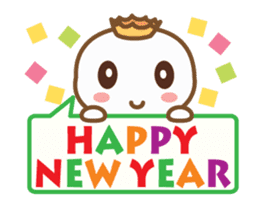 smile ruru07 dancing!happy new year(^o^) sticker #14346749