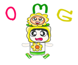 Mr. Tamura and flower ..^^ sticker #14346813