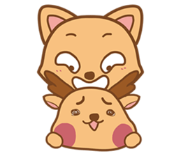 Shiba&deer daily sticker #14346927