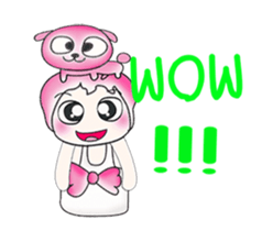 ...Mr. Kago and dog pink..^^ sticker #14347111