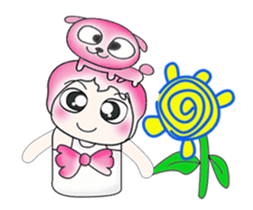 ...Mr. Kago and dog pink..^^ sticker #14347114