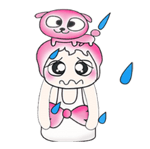 ...Mr. Kago and dog pink..^^ sticker #14347121