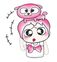 ...Mr. Kago and dog pink..^^ sticker #14347131