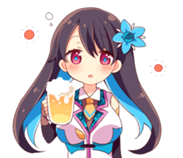Sapphiart Inc: Amane Kisora Stickers ENG sticker #14347358