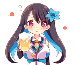 Sapphiart Inc: Amane Kisora Stickers ENG sticker #14347358